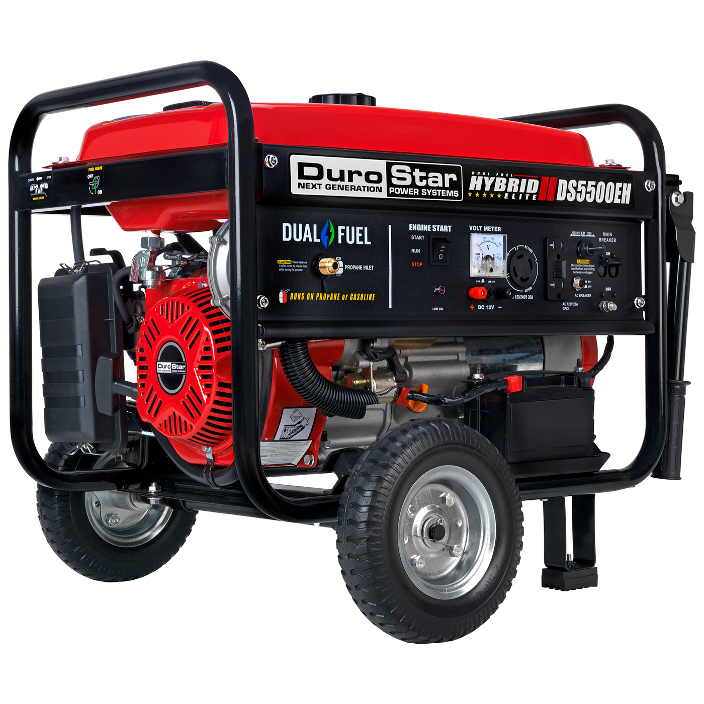 DuroStar  5,500 Watt Dual Fuel Portable Generator