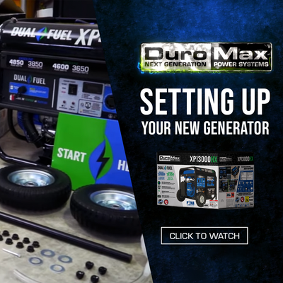 Setting up your new DuroMax Generator