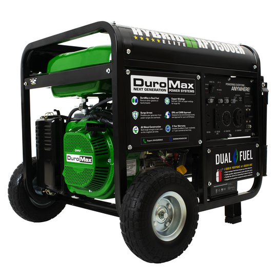 11,500 Watt Dual Fuel Portable Generator – DuroMax Power Equipment