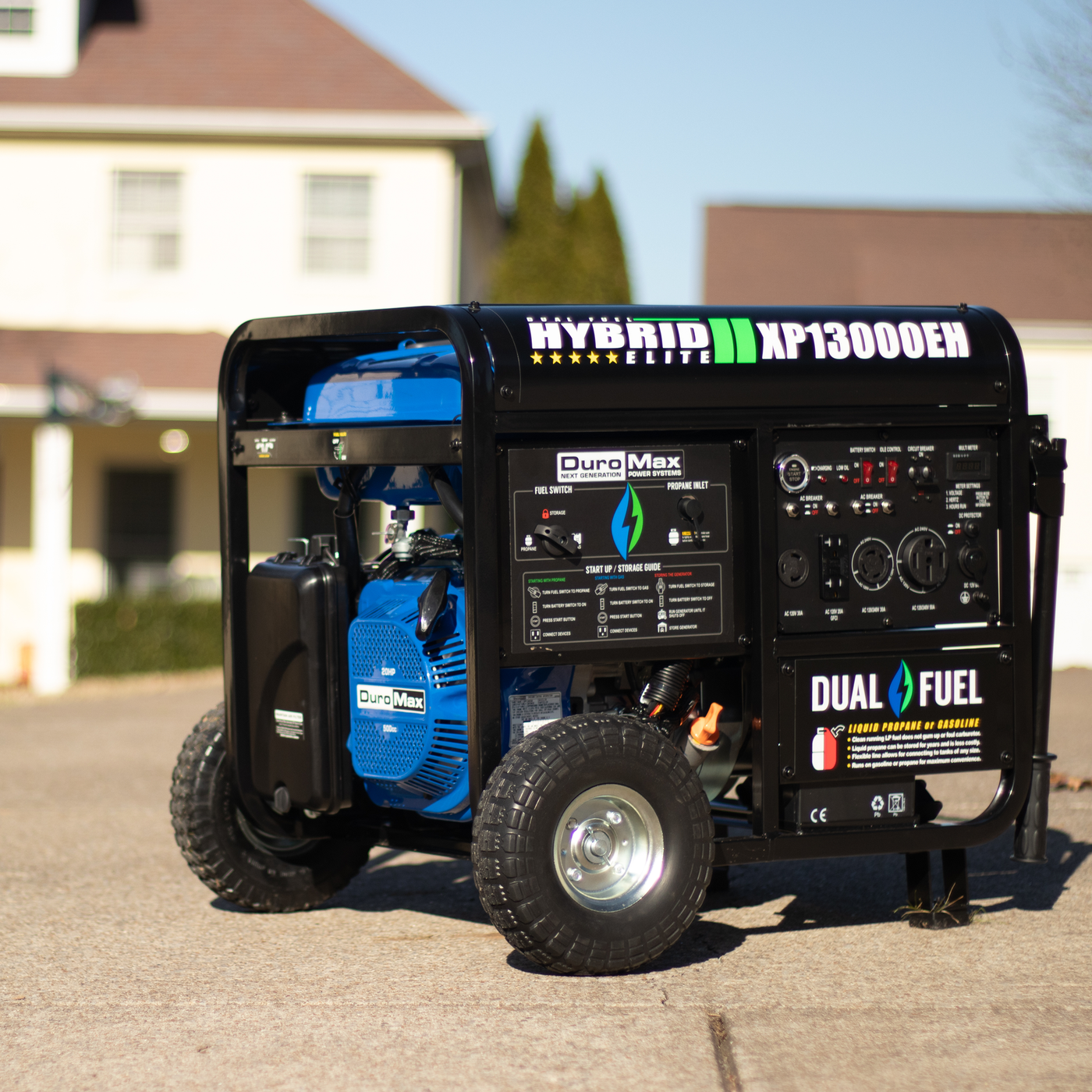 13,000 Watt Dual Fuel Portable Generator – XP13000EH – DuroMax Power  Equipment