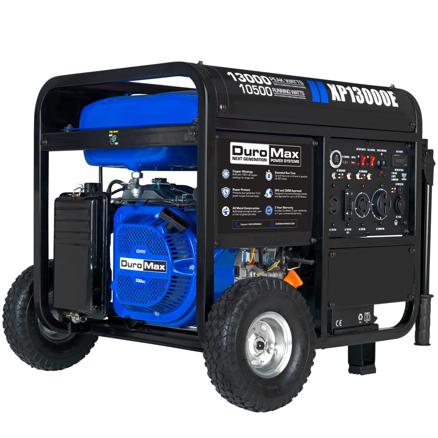DuroMax  13,000 Watt Gasoline Portable Generator