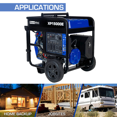 DuroMax  15,000 Watt Gasoline Portable Generator