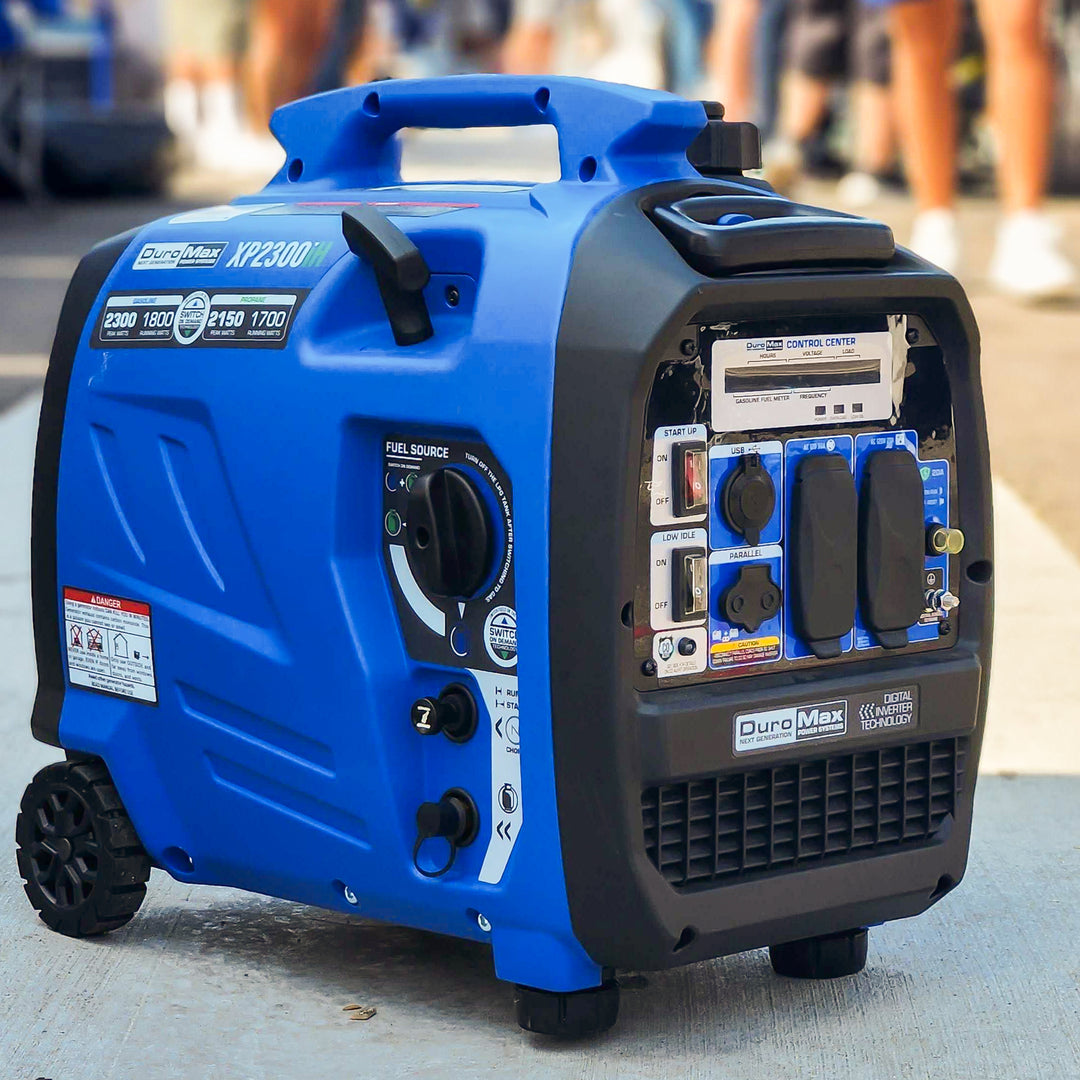 2,300 Watt Portable Dual Fuel Inverter Generator - Quiet, Low THD