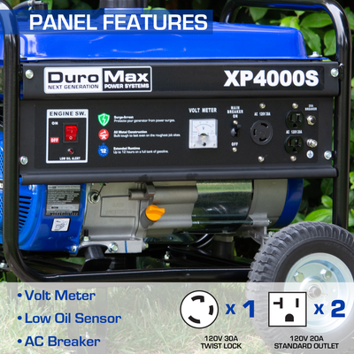DuroMax  4,000 Watt Gasoline Portable Generator