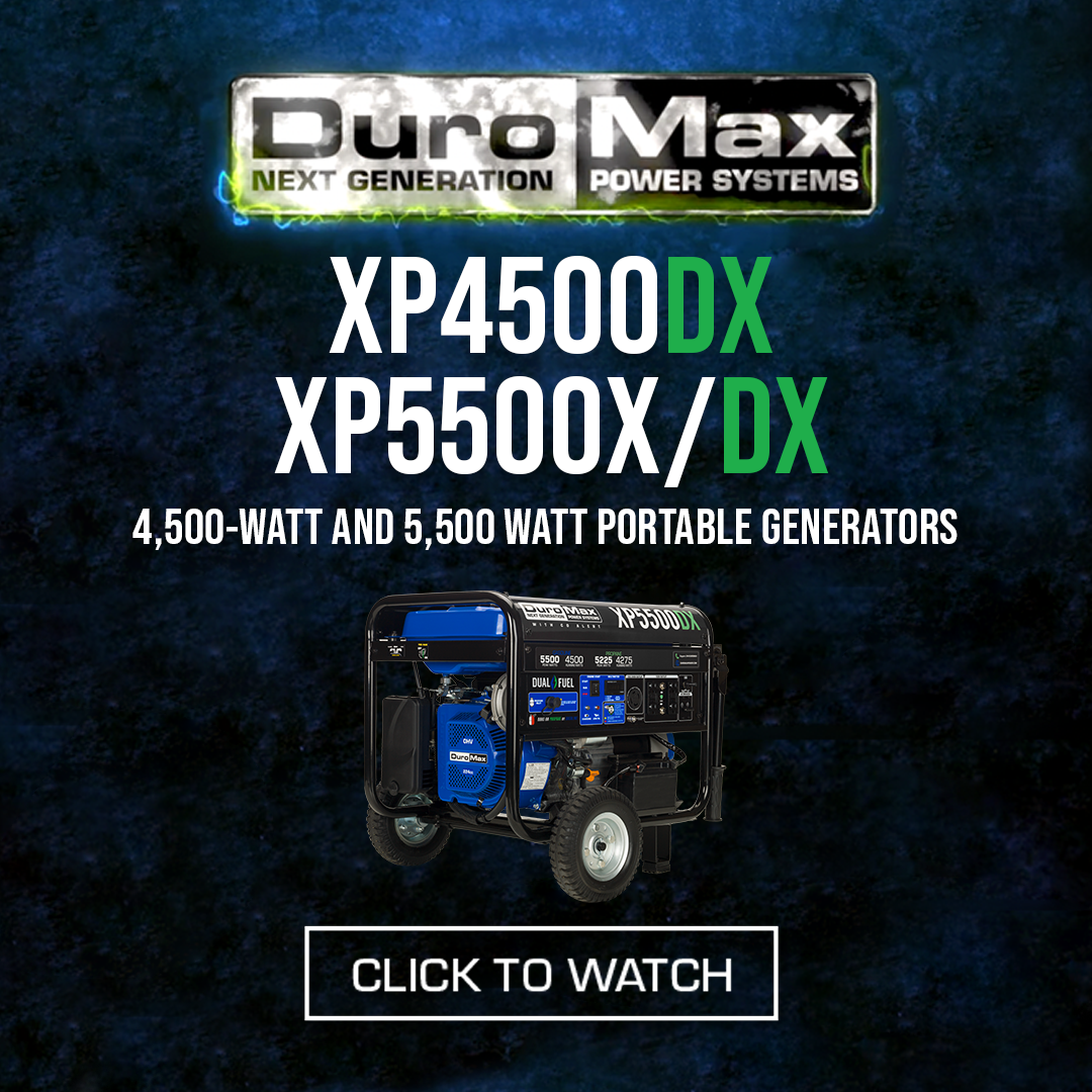 5,500 Watt Dual Fuel Portable Generator w/ CO Alert