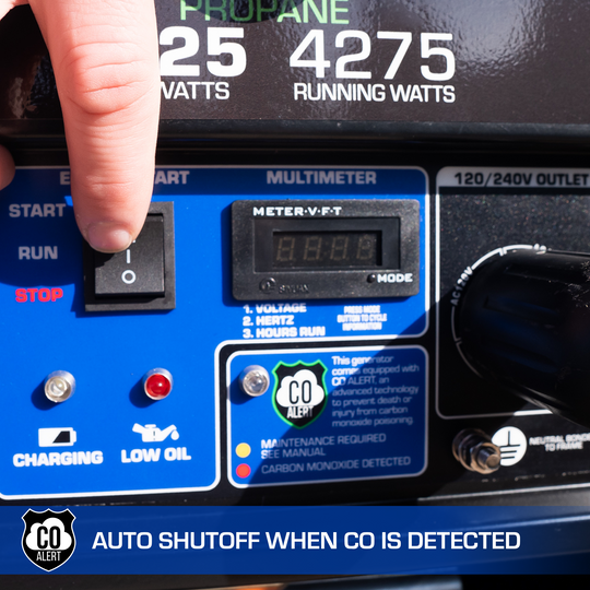 5,500 Watt Dual Fuel Portable Generator w/ CO Alert – DuroMax
