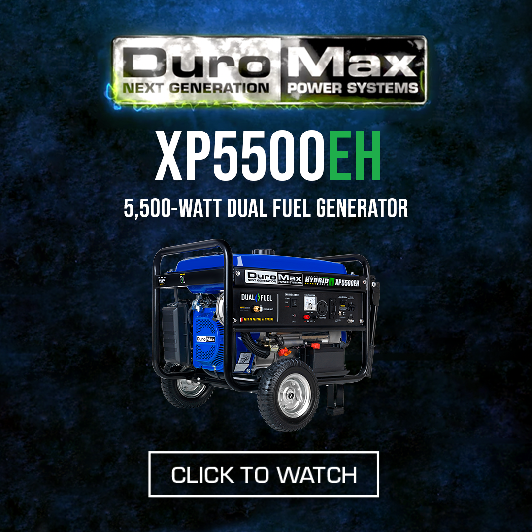 5,500 Watt Dual Fuel Portable Generator – XP5500EH – DuroMax Power