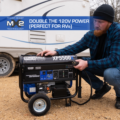 DuroMax  5,500 Watt Gasoline Portable Generator w/ CO Alert