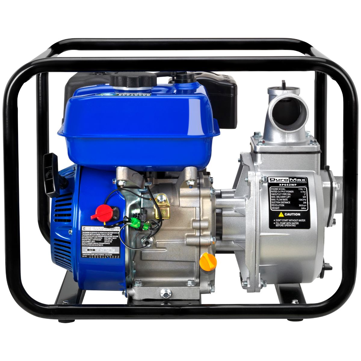 DuroMax  208cc 158-Gpm 2-Inch Gasoline Engine Portable Water Pump