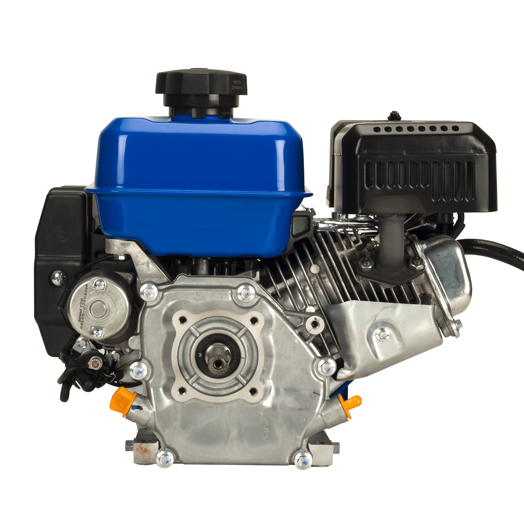 212cc 3/4" Shaft Recoil/Electric Start Horizontal Dual Fuel Engine ...