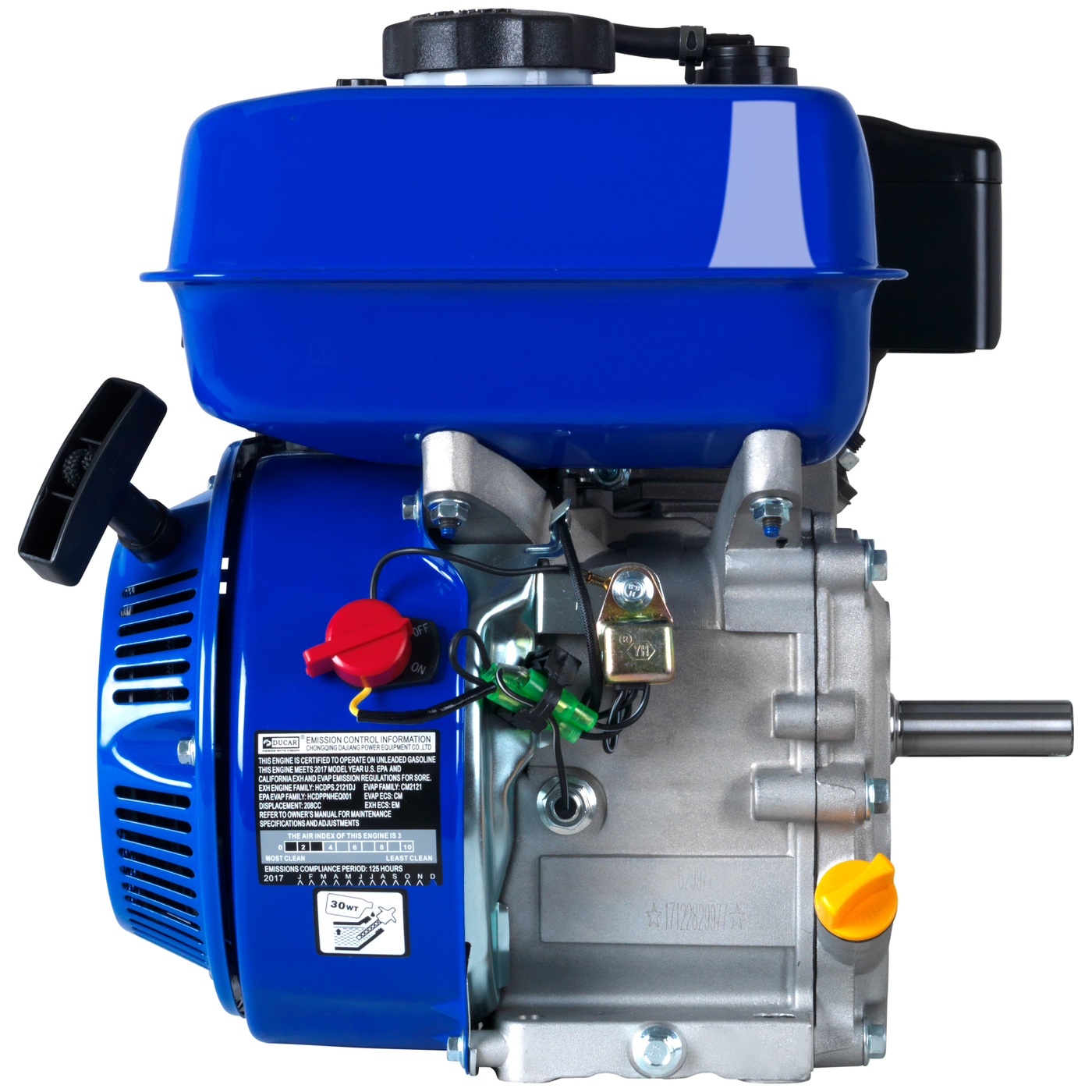 DuroMax  208cc 3/4-Inch Shaft Recoil Start Gasoline Engine