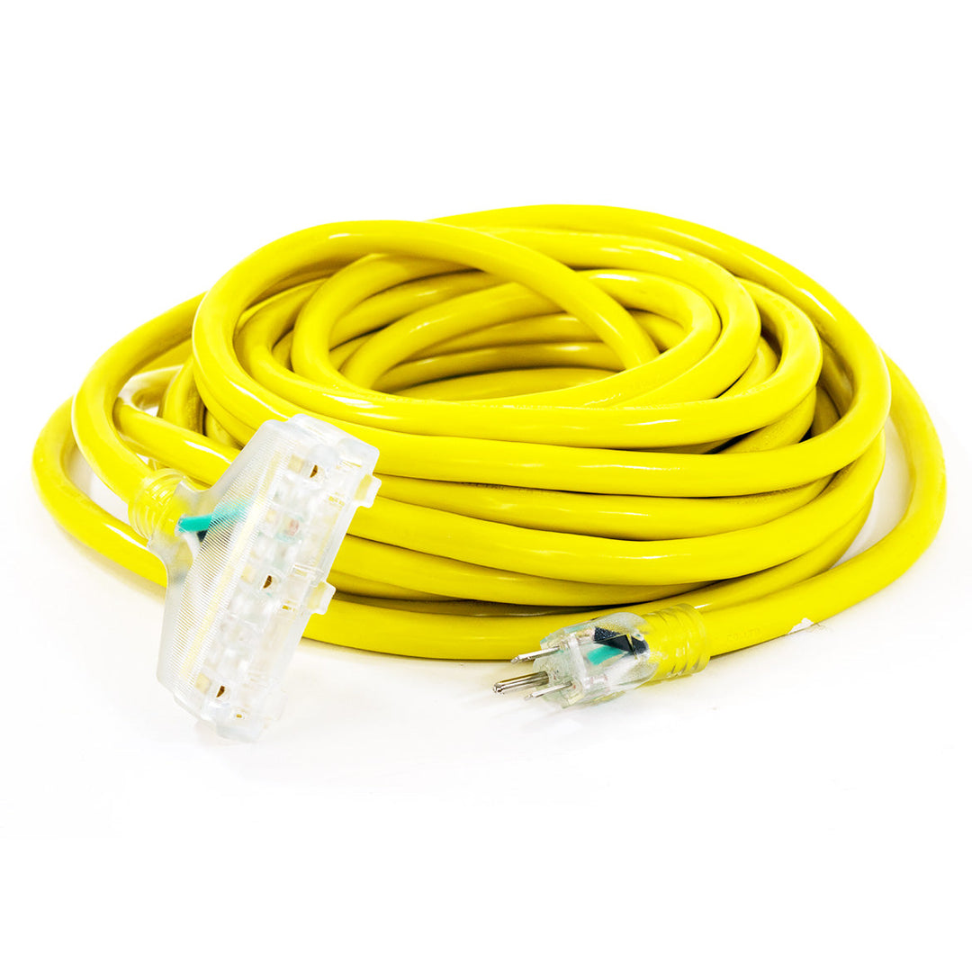 25-Foot 10 Gauge Triple Tap Extension Power Cord – XPC10025C