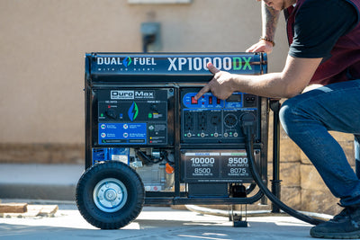 DuroMax  10,000 Watt Dual Fuel Portable Generator w/ CO Alert