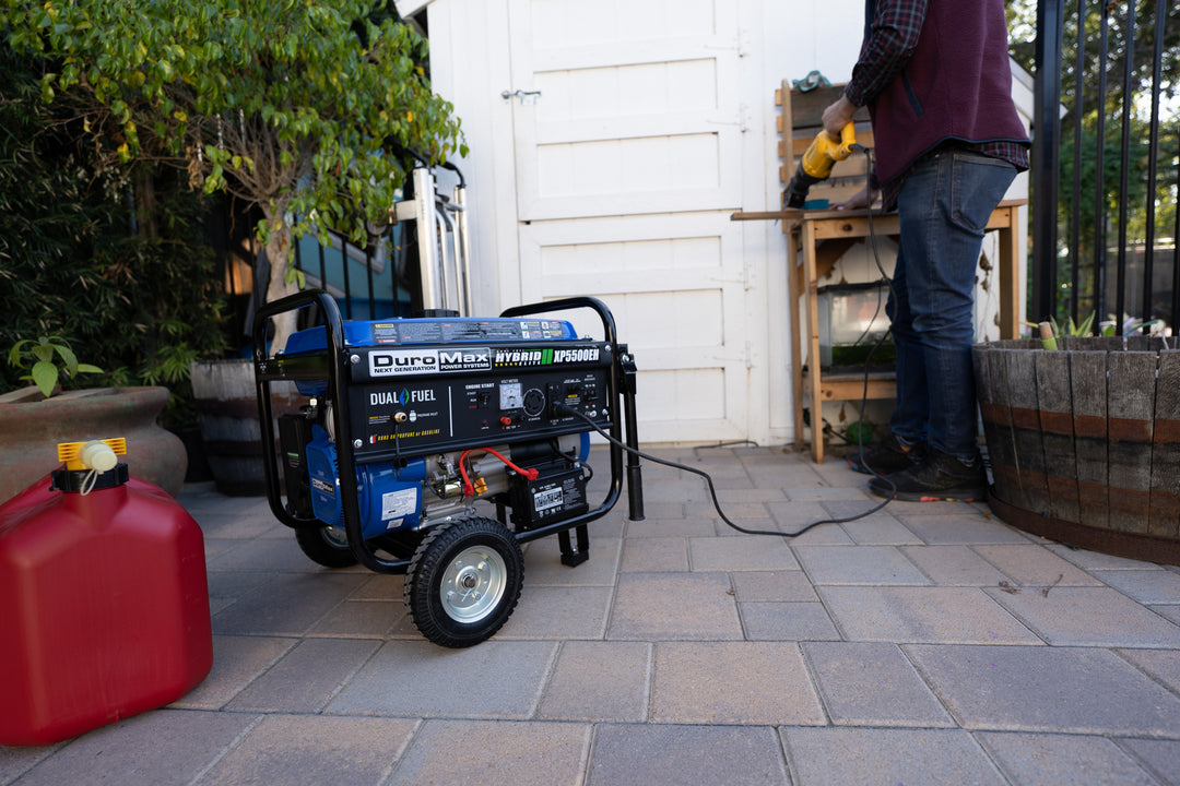 5,500 Watt Dual Fuel Portable Generator – DuroMax Power Equipment