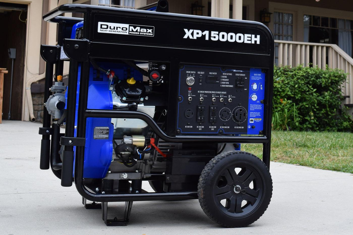DuroMax  15,000 Watt Dual Fuel Portable Generator