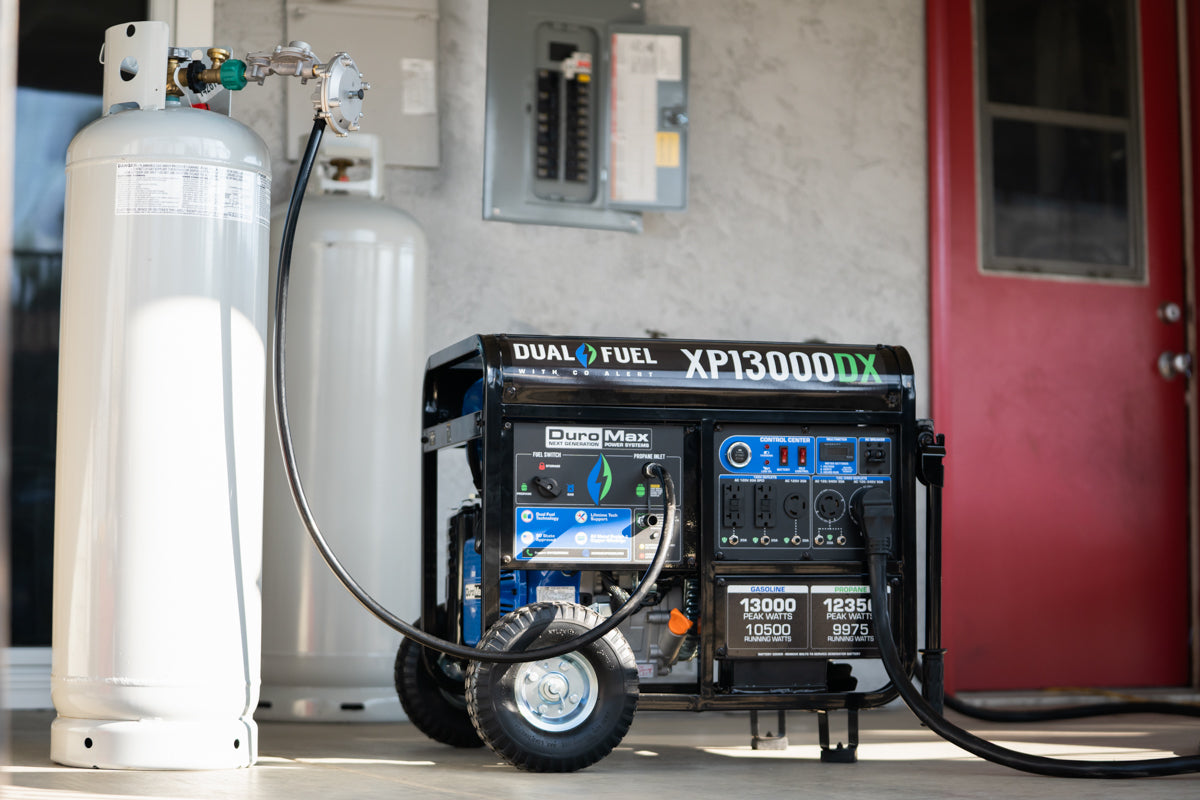 DuroMax  13,000 Watt Dual Fuel Portable Generator w/ CO Alert