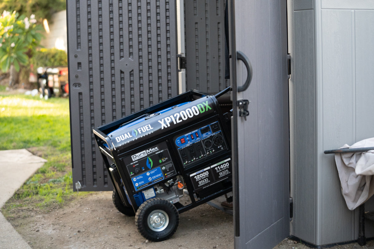 DuroMax  12,000 Watt Dual Fuel Portable Generator w/ CO Alert