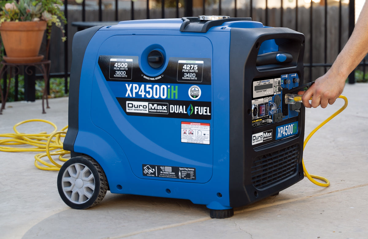 DuroMax  4,500 Watt Dual Fuel Portable Inverter Generator w/ CO Alert