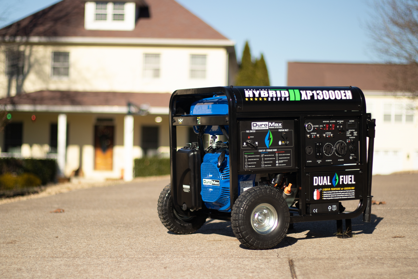 DuroMax  13,000 Watt Dual Fuel Portable Generator