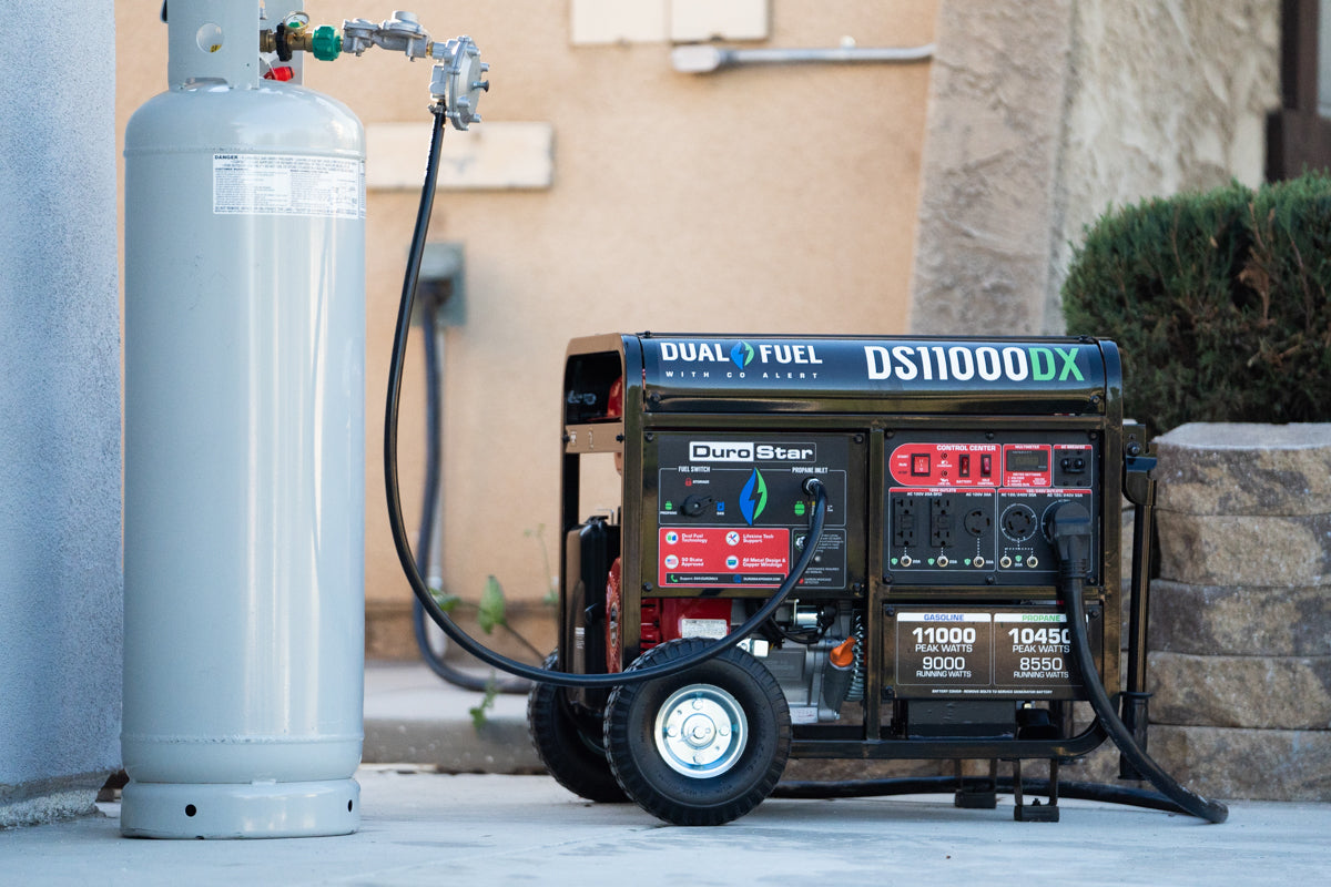 DuroStar  11,000 Watt Dual Fuel Portable Generator w/ CO Alert